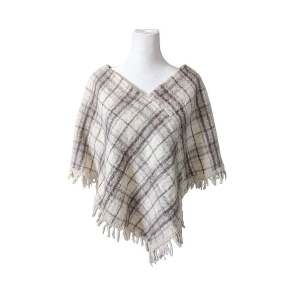 HILANA Quito - Ecuador Wool 100% Natural Shrug Shawl - Picture 1 of 7